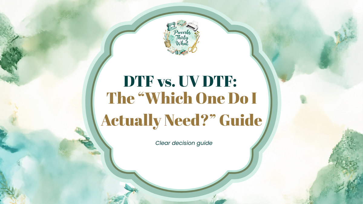 DTF vs. UV DTF: The “Which One Do I Actually Need?” Guide