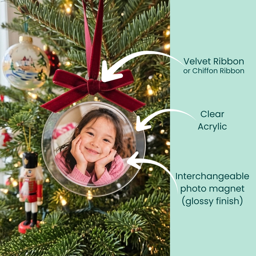 Custom Photo Acrylic Ornament