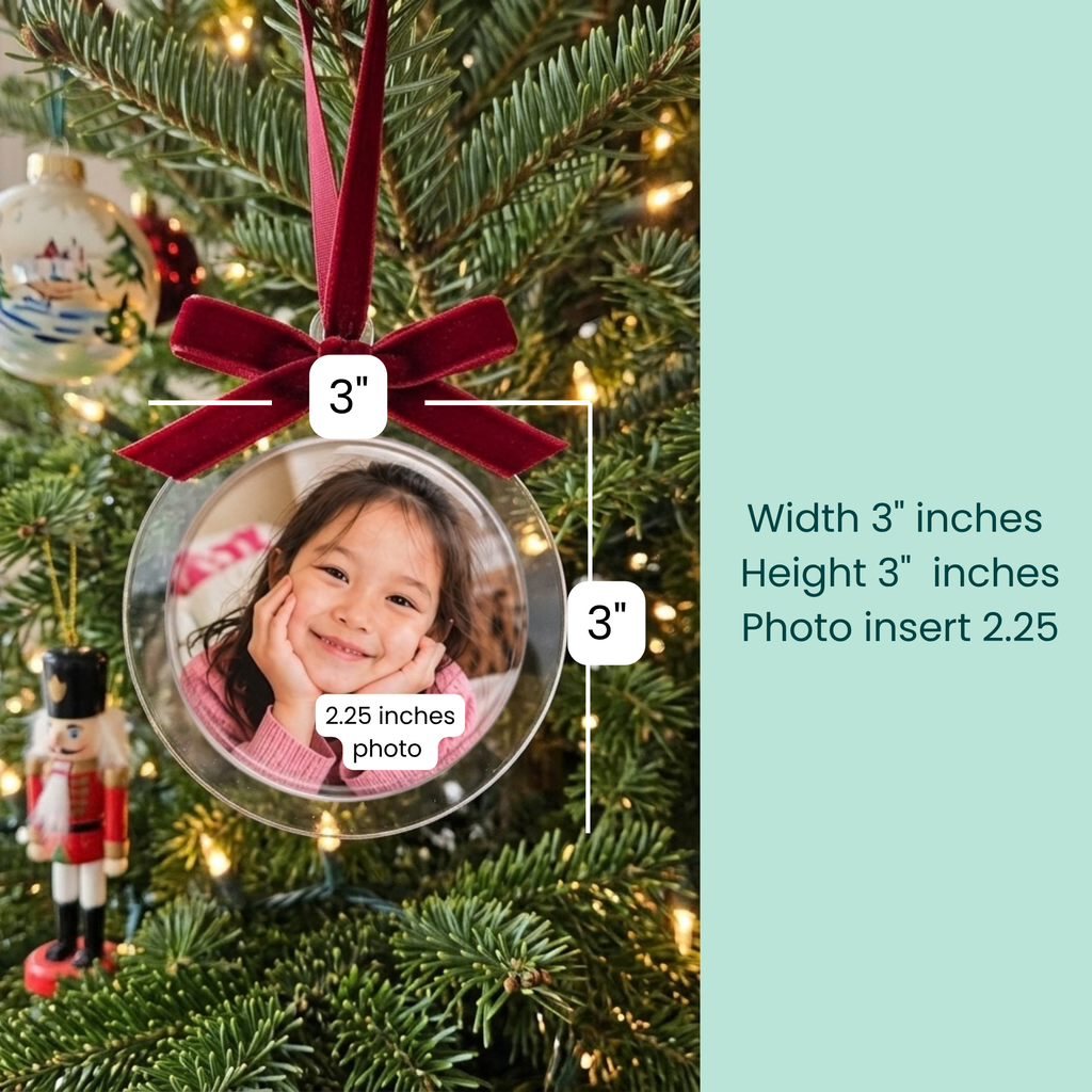 Custom Photo Acrylic Ornament