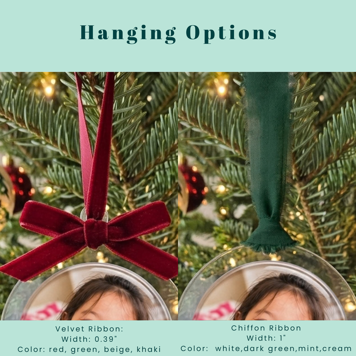 Custom Photo Acrylic Ornament