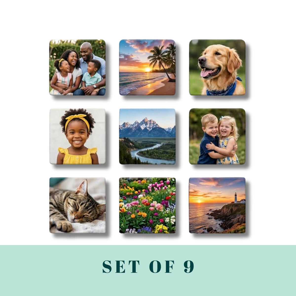 Square- Personalized Photo Magnet
