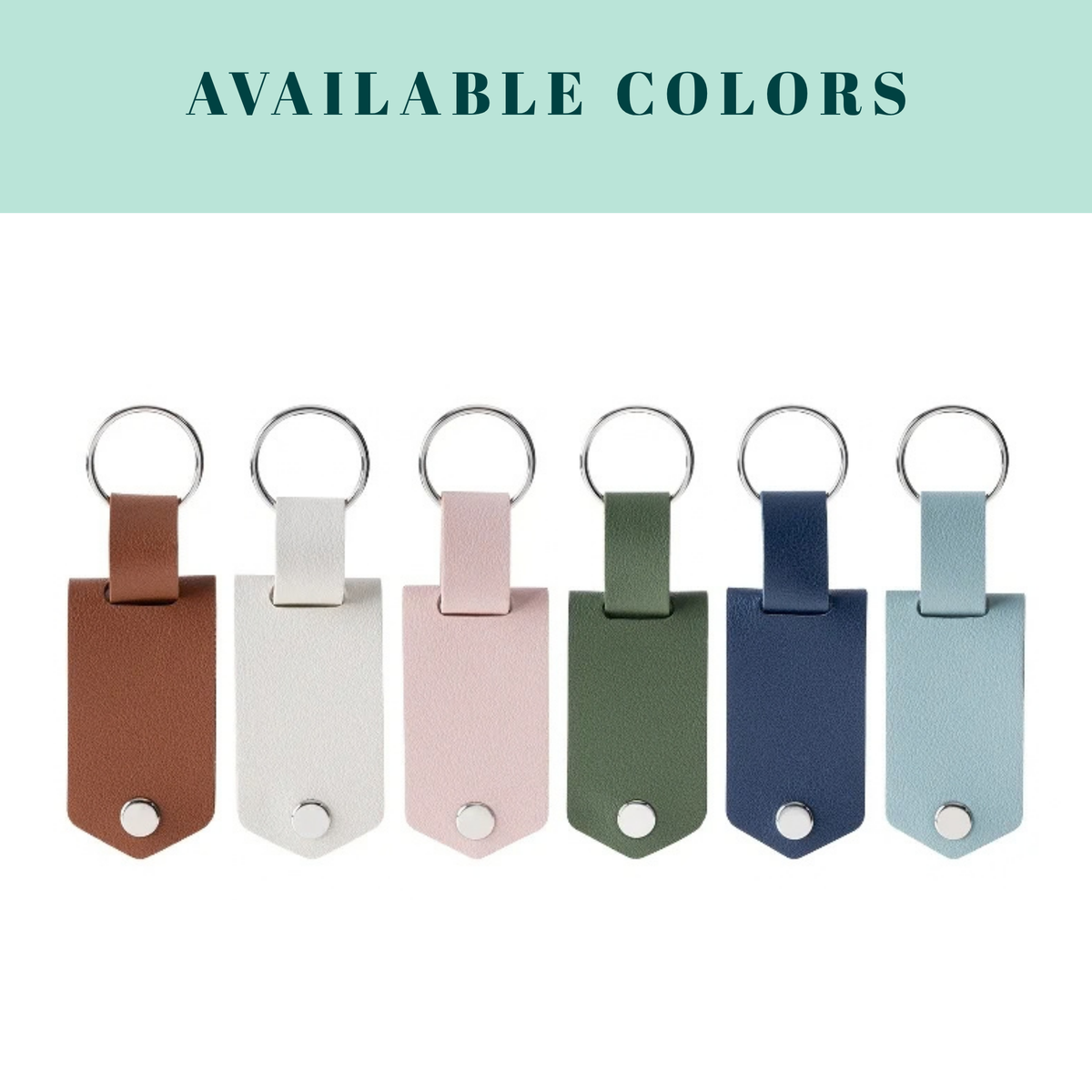 Personalized Leather Keychain Holder