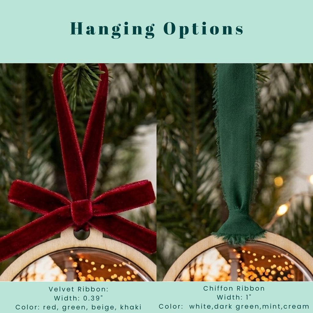 Custom Photo Wooden Ornament