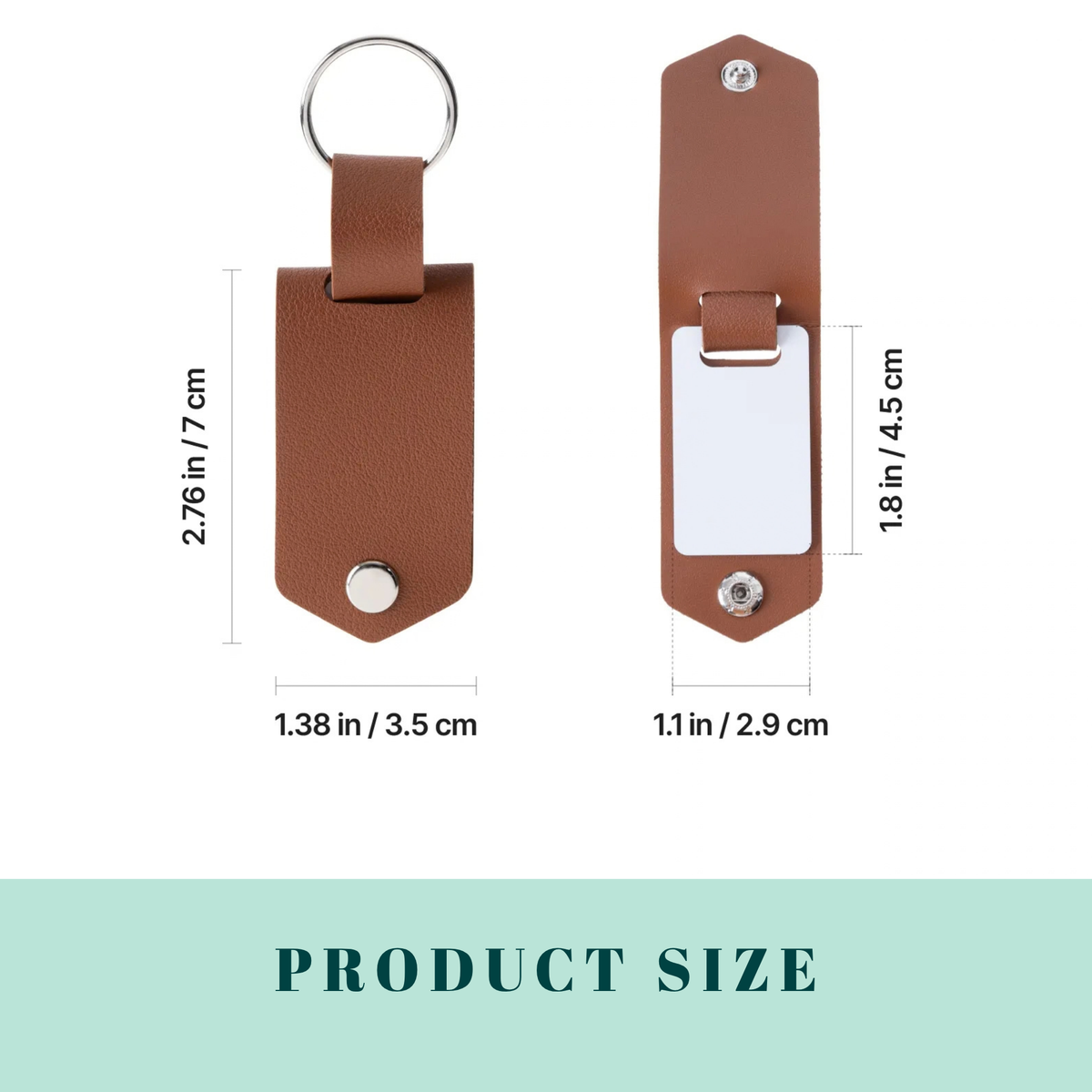 Personalized Leather Keychain Holder