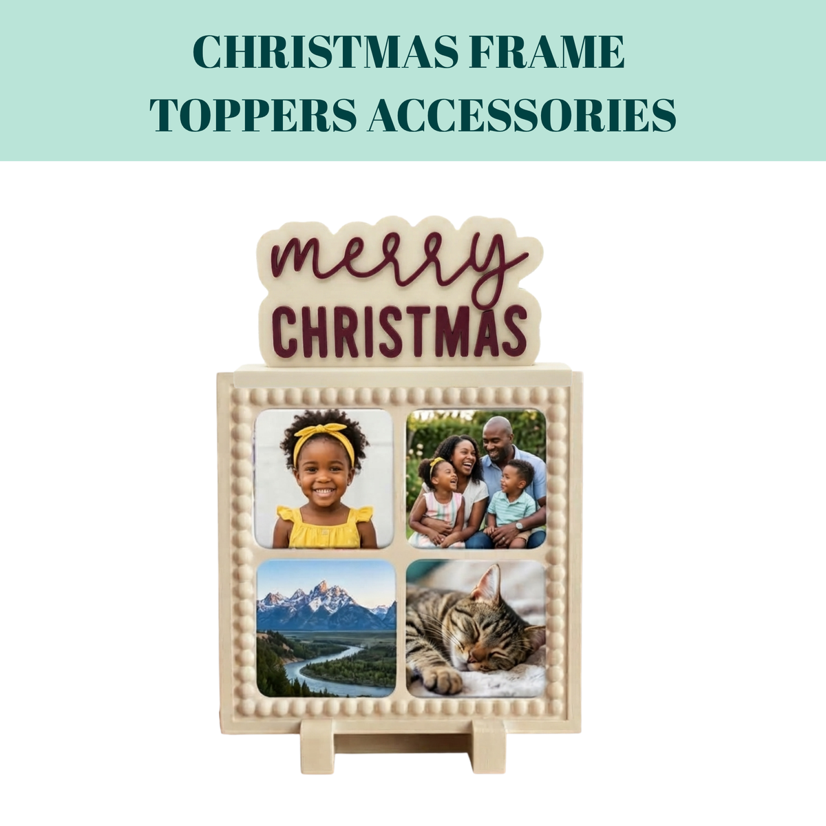 Christmas Frame Toppers Accessories