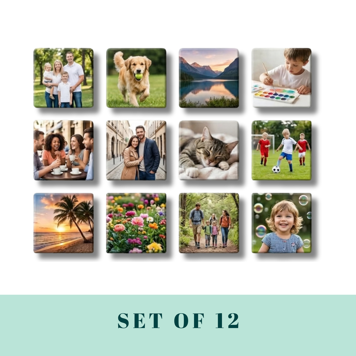Square- Personalized Photo Magnet