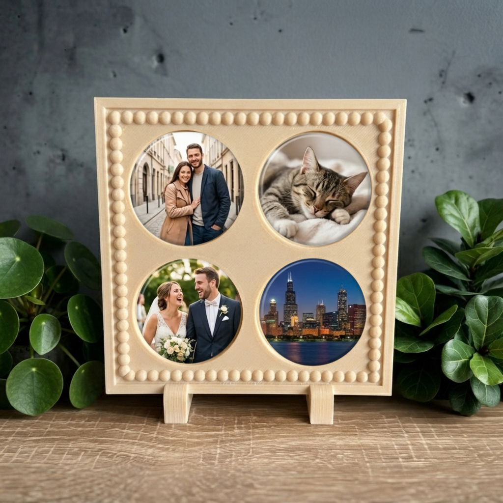 Interchangeable 3D Printed Photo Frame