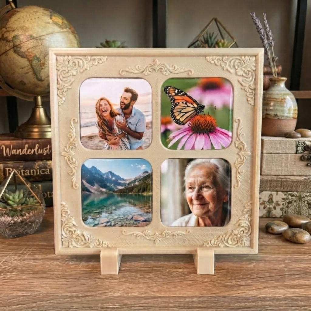 Interchangeable 3D Printed Photo Frame