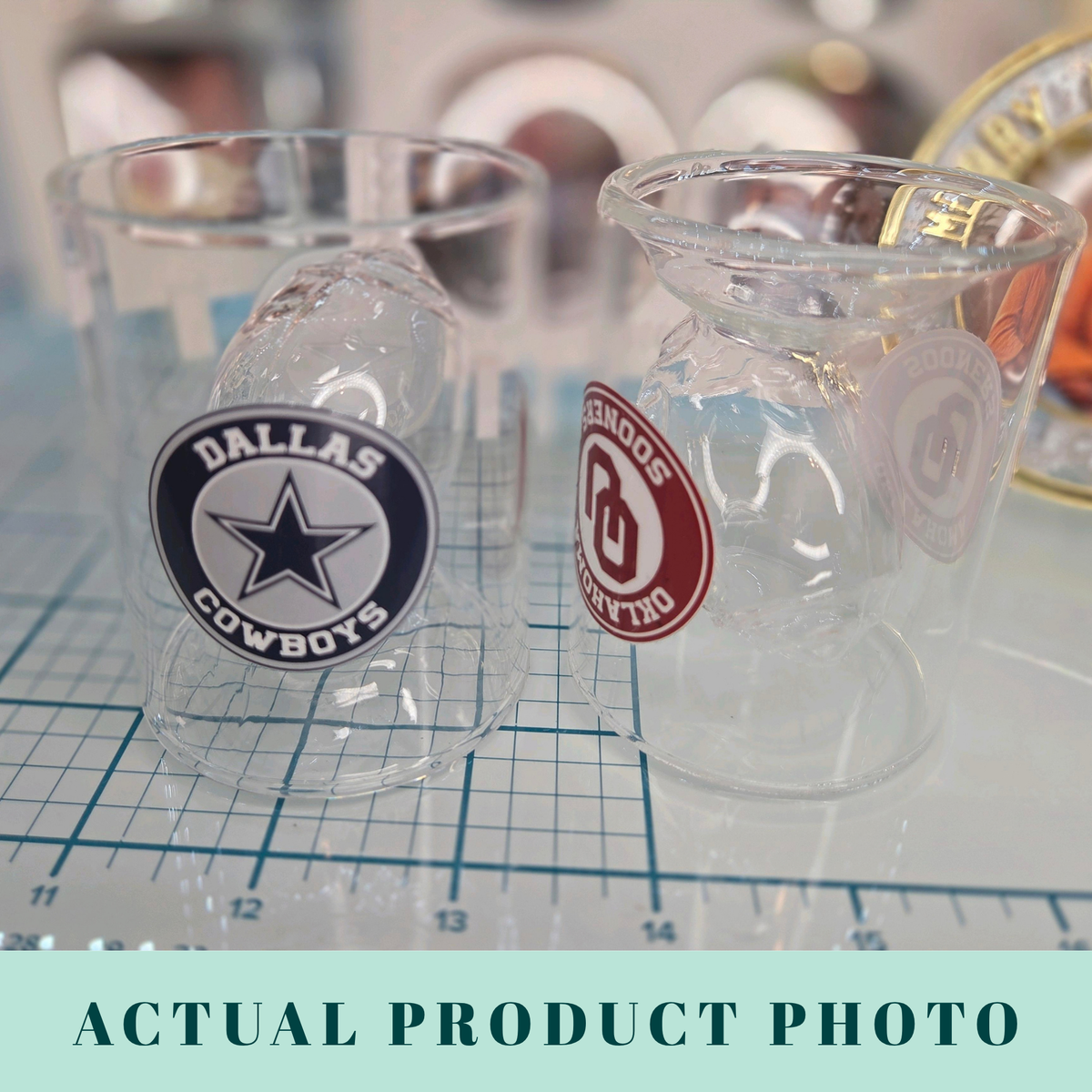 Personalized Football Shot Glass