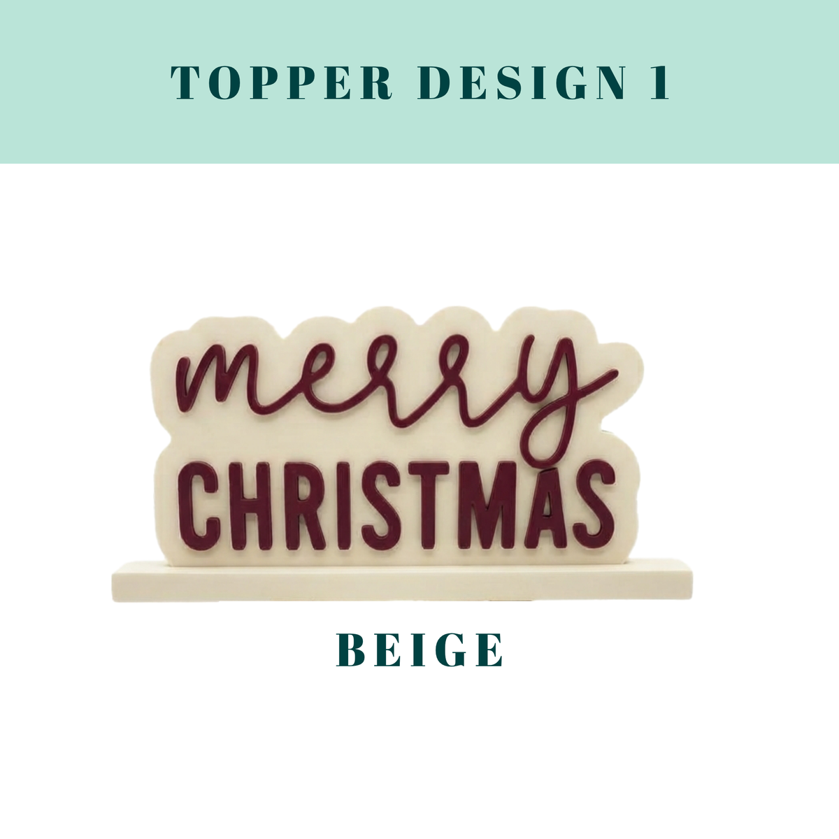 Christmas Frame Toppers Accessories