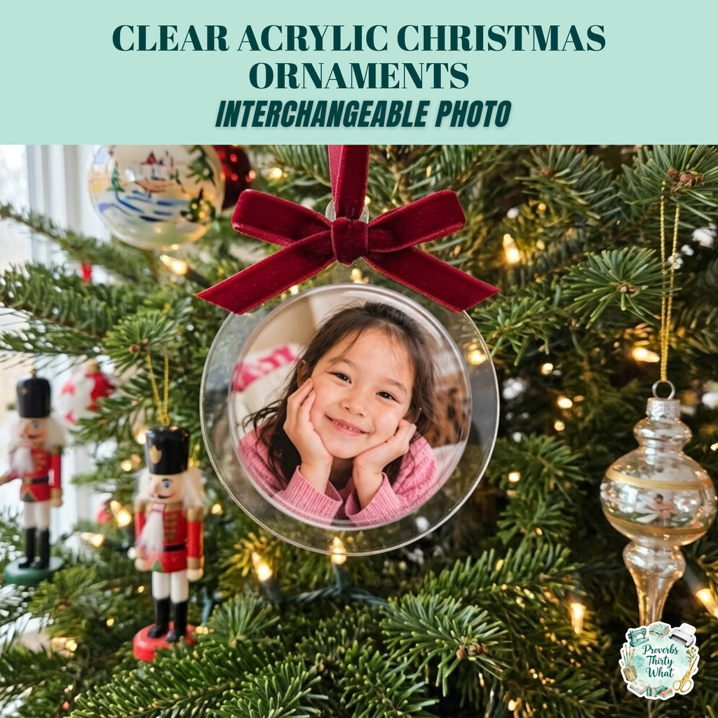 Custom Photo Acrylic Ornament