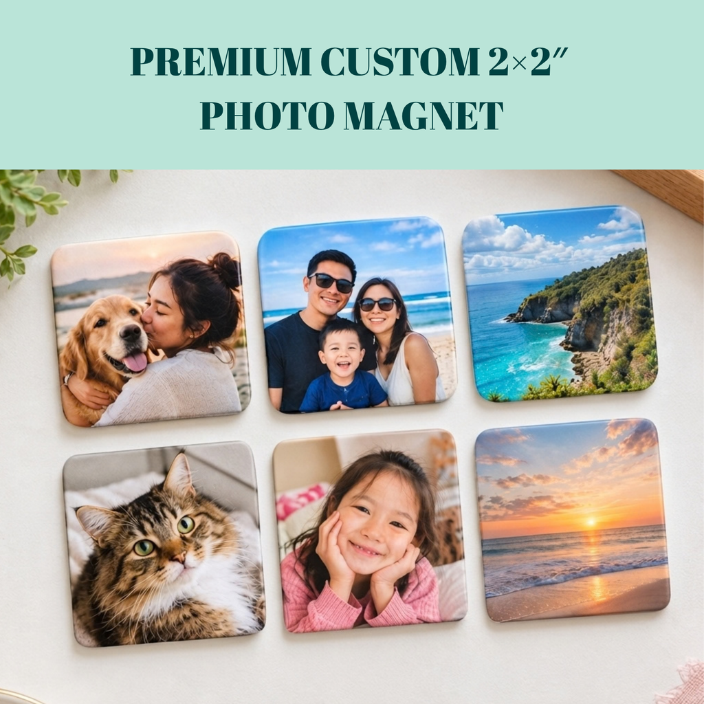 Square- Personalized Photo Magnet