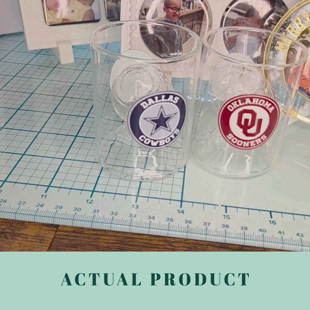 Personalized Football Shot Glass