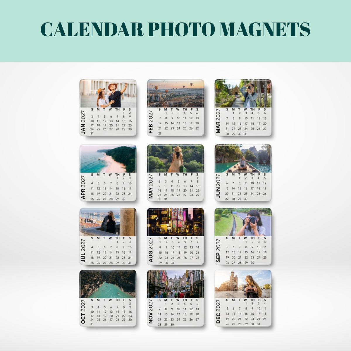Calendar Photo Magnets