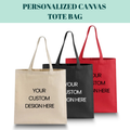 Personalized Canvas Tote Bag